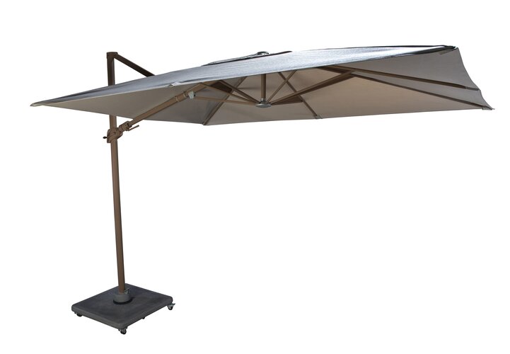 Yoi Cavalo 300x220cm zweefparasol bronze naturel olefin - afbeelding 2