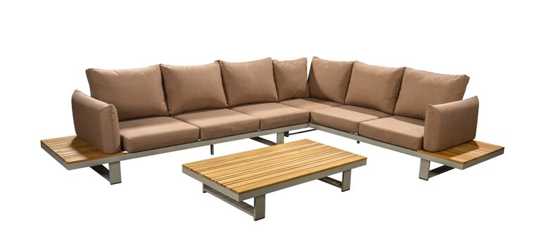 Yoi Funsui platform loungeset salix excl tafel - terracotta incl armrests - afbeelding 2