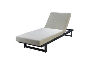 Yoi Kazoku lounger black - ecru boucle kussen AW