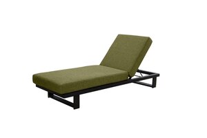 Yoi Kazoku lounger black - emerald green kussen