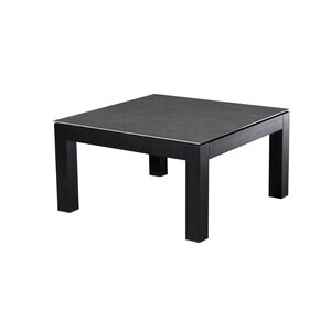 Yoi Midori coffee table keramiek-alu black-slate 77x77cm - afbeelding 1