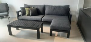 Yoi Midori loungecombi 3-dlg black  showroomverlater - afbeelding 1