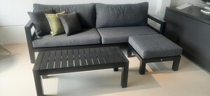 Yoi Midori loungecombi 3-dlg black  showroomverlater - afbeelding 2