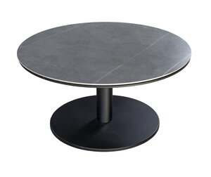 Yoi Millor coffee table 80cm rond alu black - slate ceramic - afbeelding 1