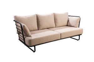 Yoi Taiyo 4-delige loungecombinatie flax beige kussenset showroomverlater - afbeelding 3