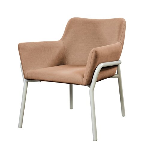 Yoi Take loungechair alu salix - terracotta showroomverlater