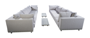 Yoi Vallon ibiza loungeset met armleuningen alu all weather 360cm