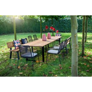 Yoi Wasabi dining tuinstoel black - rope black op=op - afbeelding 2